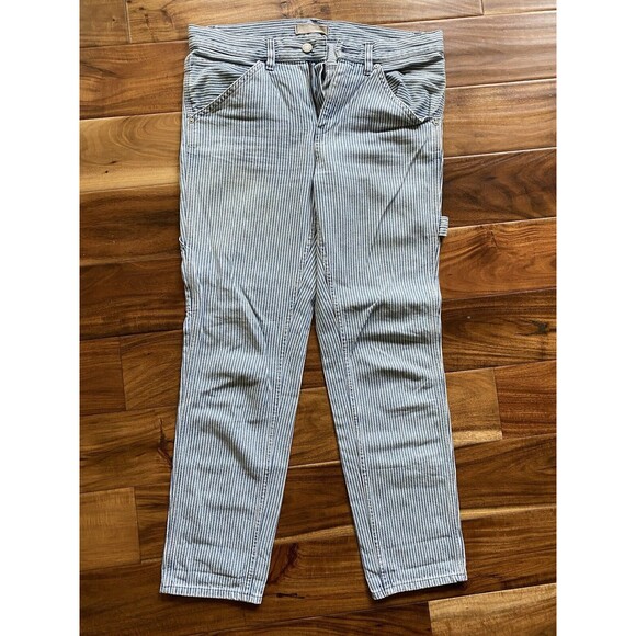 Women's Striped Jeans - Picture 1 of 8